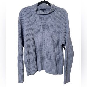 American Eagle Outfitters Light Blue Cowl Neck Sweater